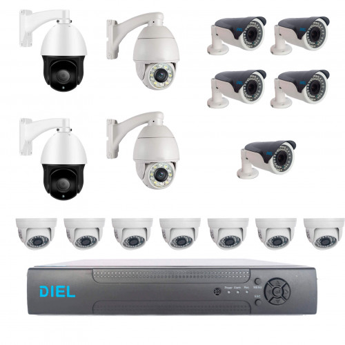 Kit CCTV Profesional 16 Cámaras HD 20...