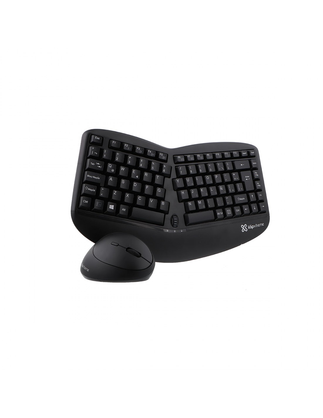 Klip Xtreme Keyboard and mouse set Spanish Wireless 2.4 GHz