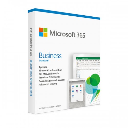 Licencia Microsoft 365 Business Standard, Suscripción Anual, Office ...