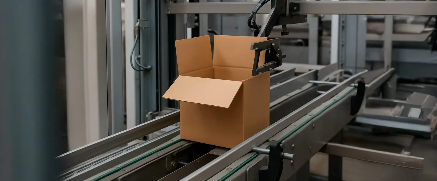 formación de cajas automatizada
