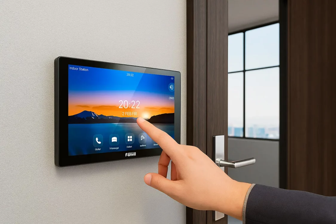 Monitor IP SIP I504W para departamentos con videoportero integrado