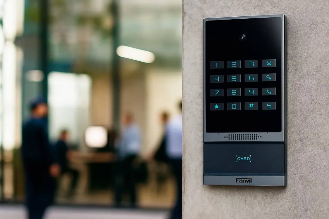 Videoportero IP SIP i64 para acceso seguro en edificios