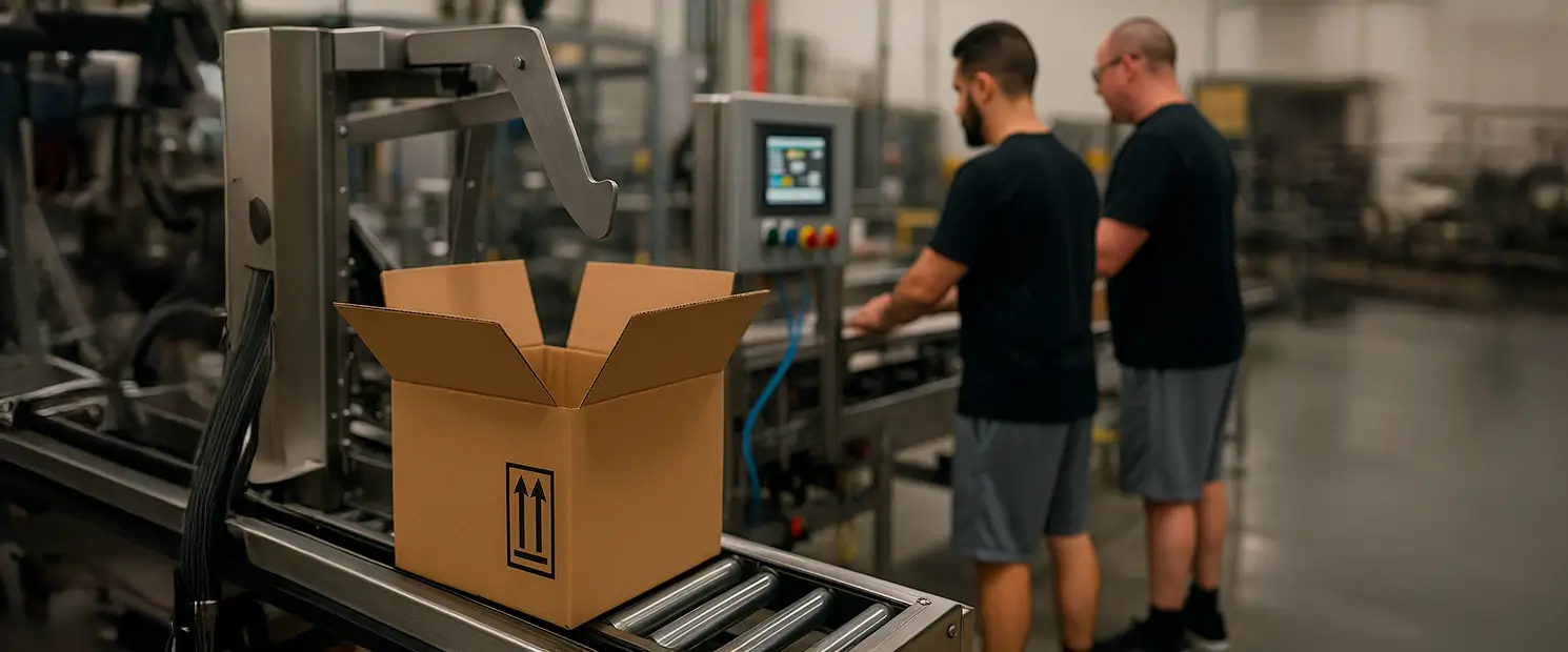 armado de cajas y paletizado automático