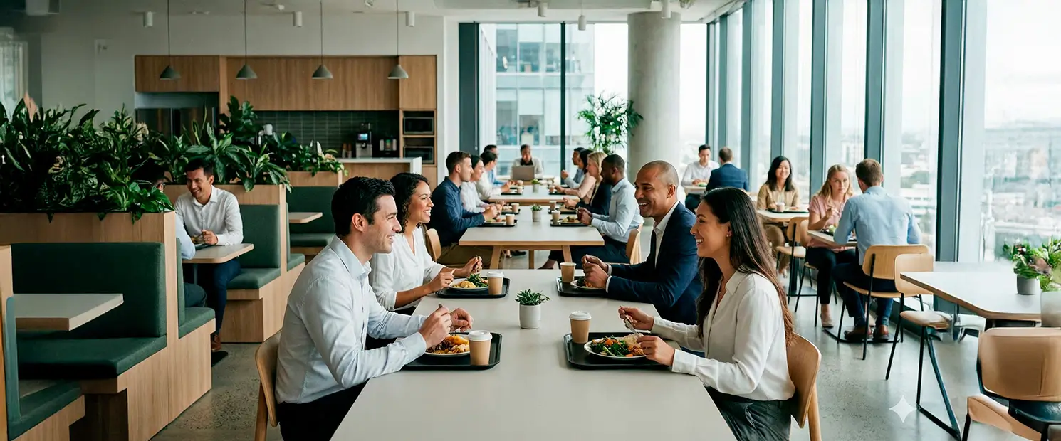 reglas de comedor corporativo